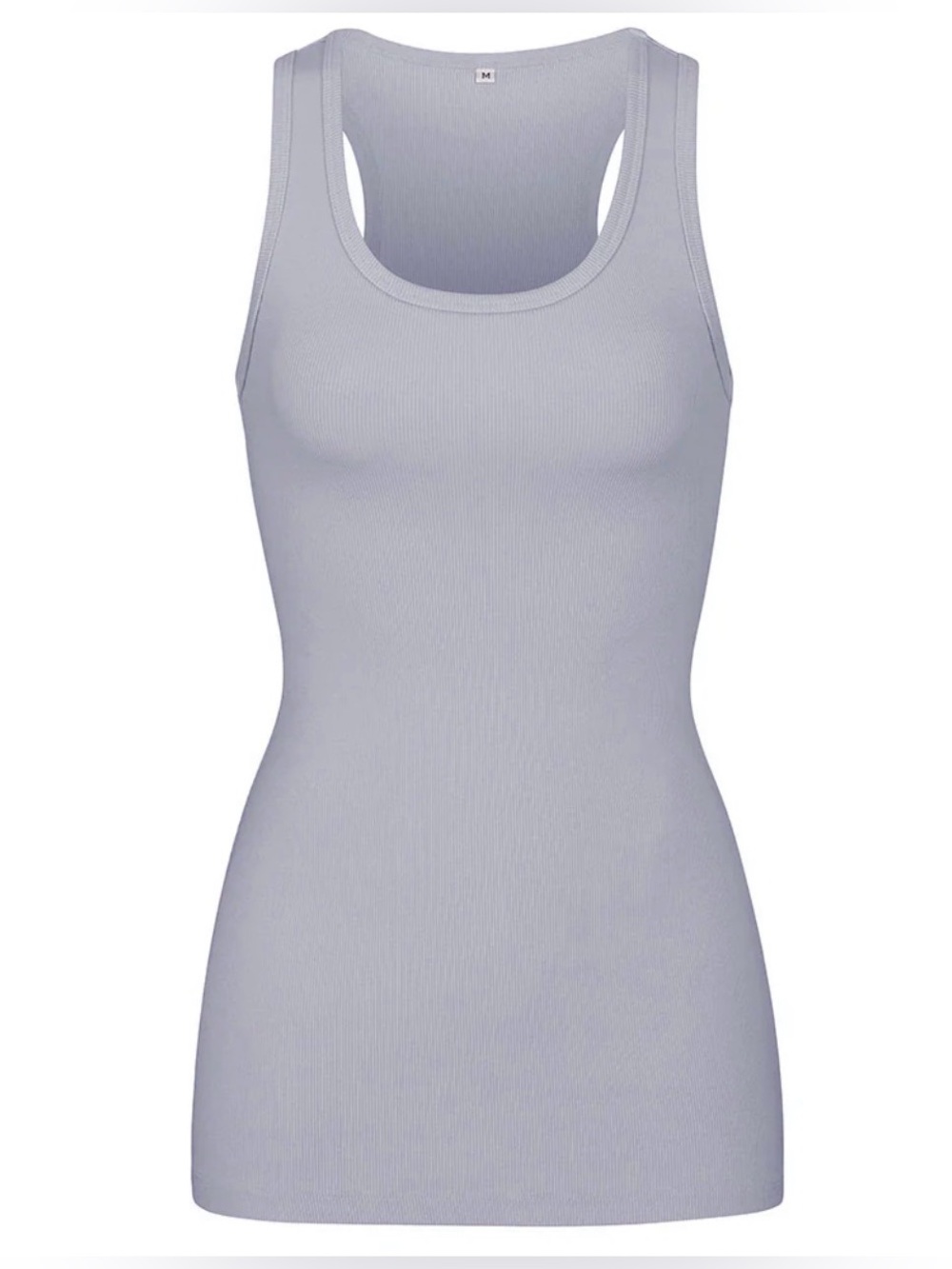 BNWT Bra30 by PJ Harlow Tummy Tucker Racerback Tank silver size XS $40 - Picture 8 of 11